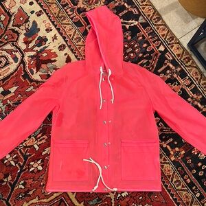UGG Hot Pink Hooded Rain Jacket